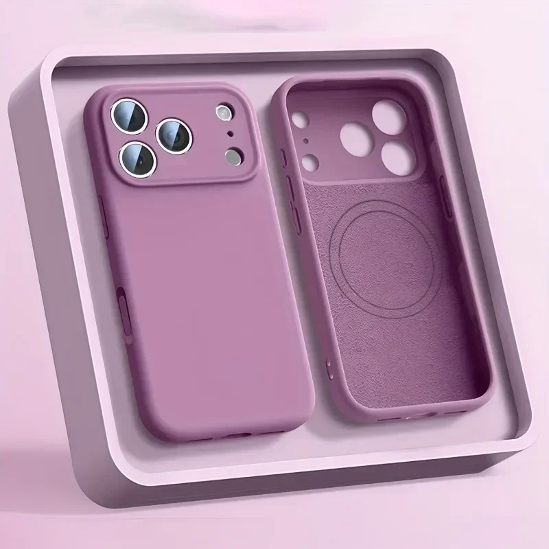 Liquid Silicone Magnetic Phone Case - Originele Vloeibare Siliconen Voor Magsafe Magnetische