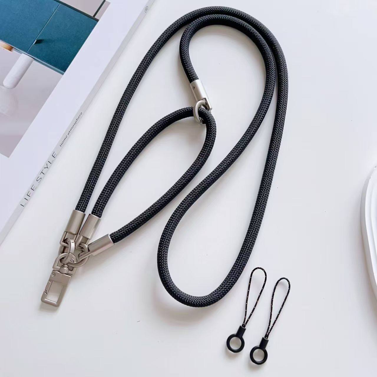 Crossbody Lanyard Neck Strap Case - Crossbody telefoonriem Nekkoord Schouderkoord Polsbandje Afneembaar