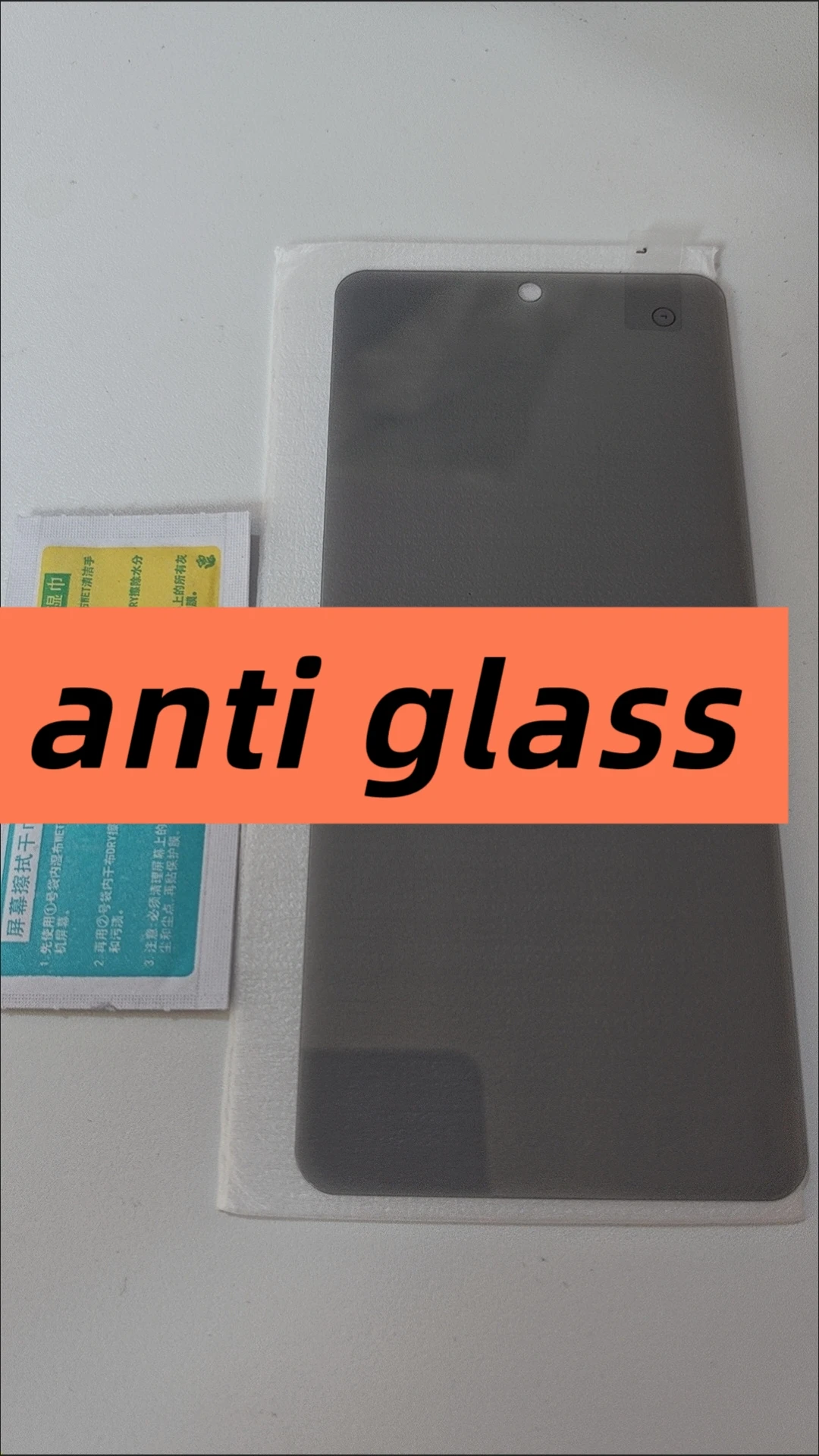 Anti Spy Privacy Glass Case - Anti-spion case voor realme 8 pro