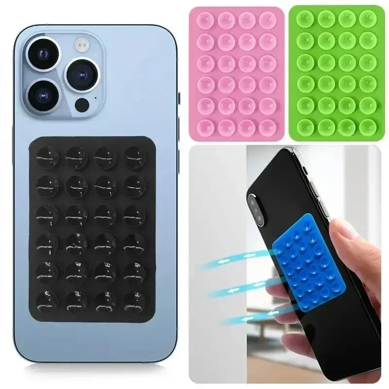 Phone Cases - Multifunctionele siliconen zuignap telefoonhouder mat zuignap