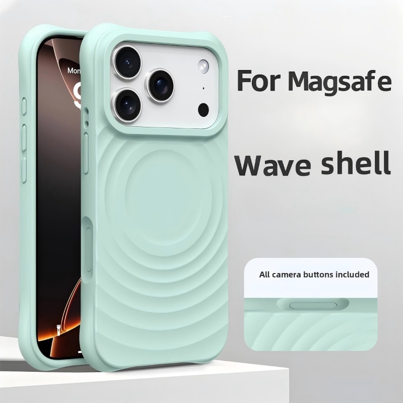 Liquid Silicone Magnetic Phone Case - Nieuwe Officiële Liquid Silicone Water Ripple