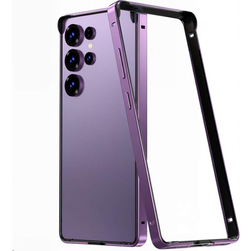 Metal Bumper Aluminum Frame Case - Aluminiumlegering frame metalen bumperhoes voor Samsung