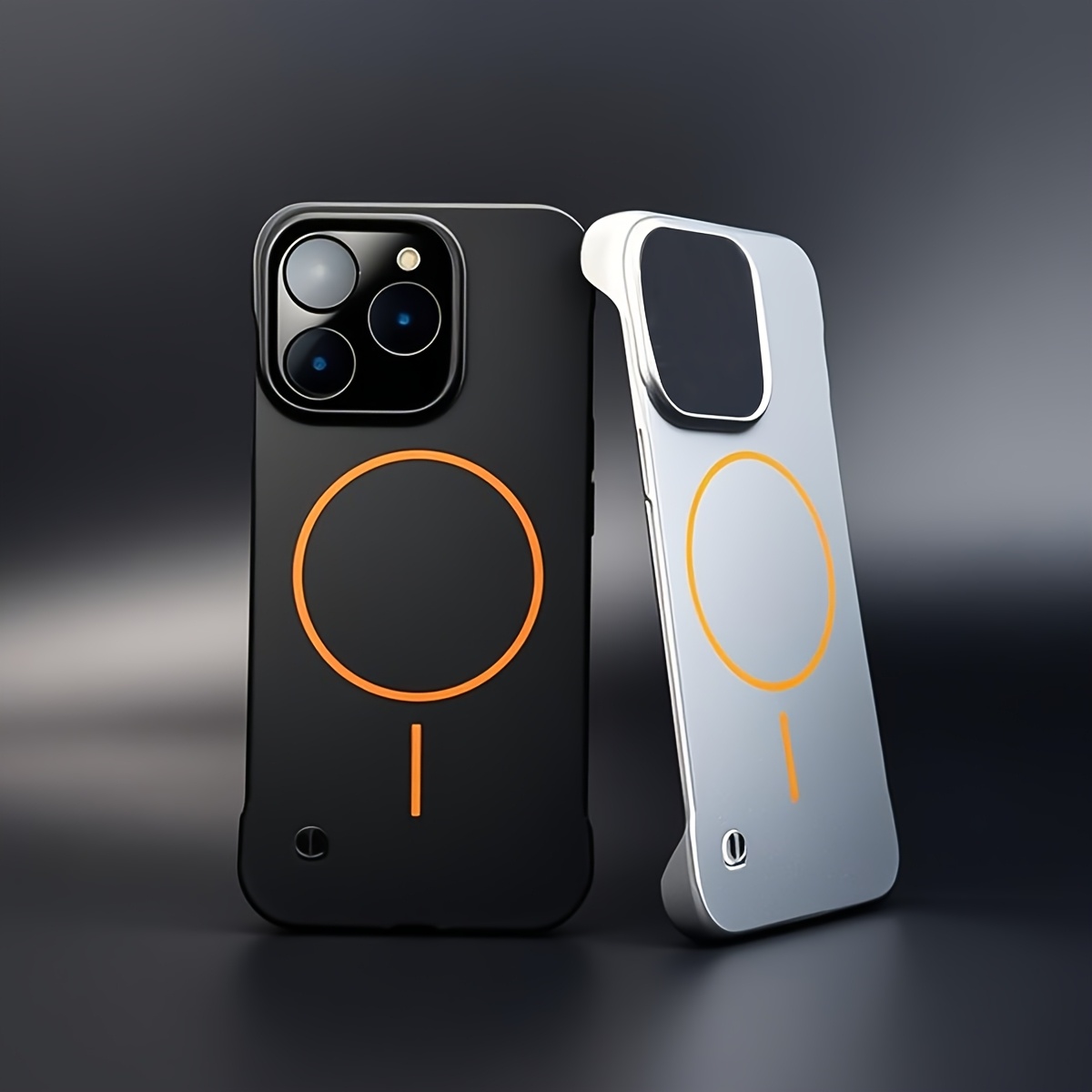 Ultra Thin Frameless Phone Cover - Matte ultradunne frameloze draadloze oplaadtelefoonhoes voor