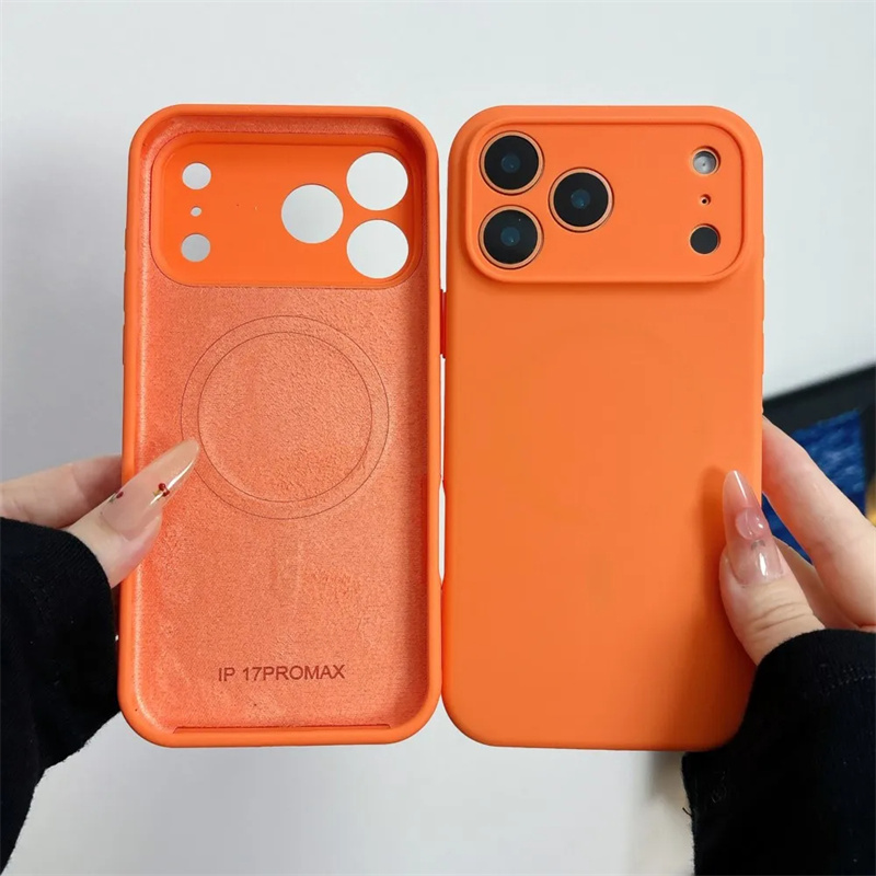 Liquid Silicone Magnetic Phone Case - Vloeibare siliconen magnetische telefoonhoes voor iPhone