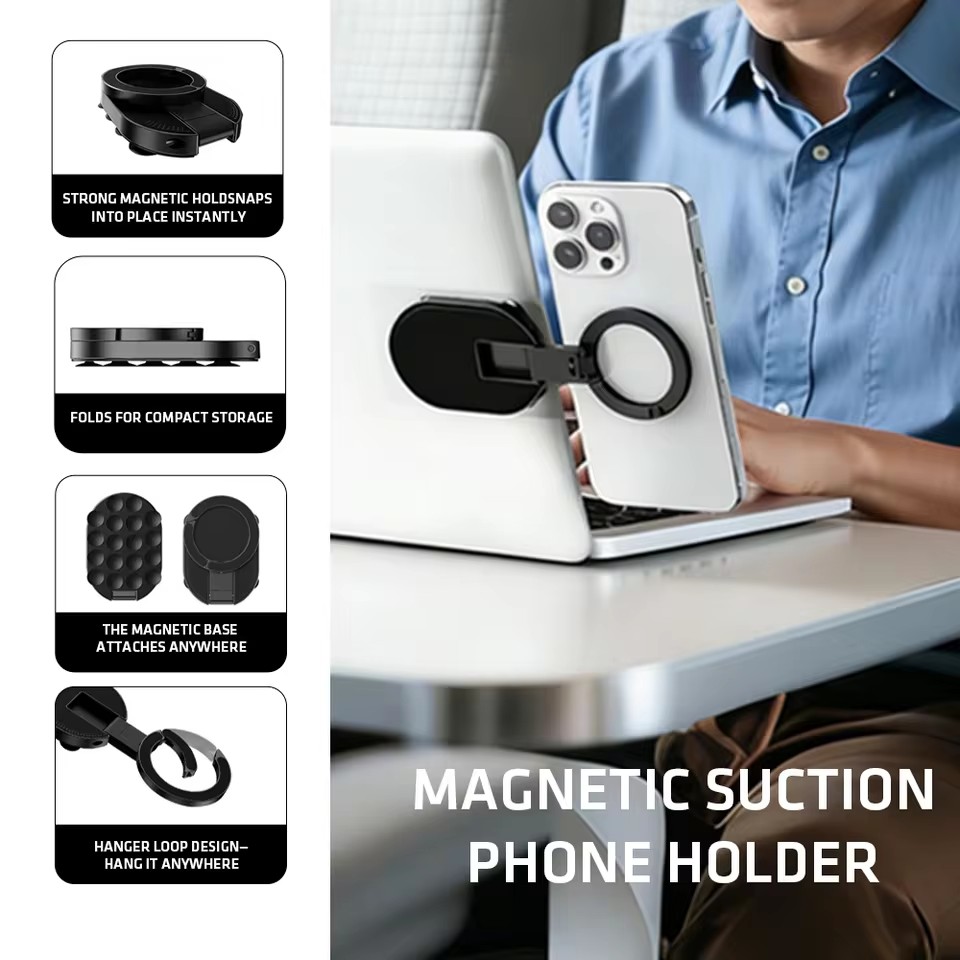 Phone Stands - MA39 Magnetische Opvouwbare Telefoonstandaard Universeel 360°