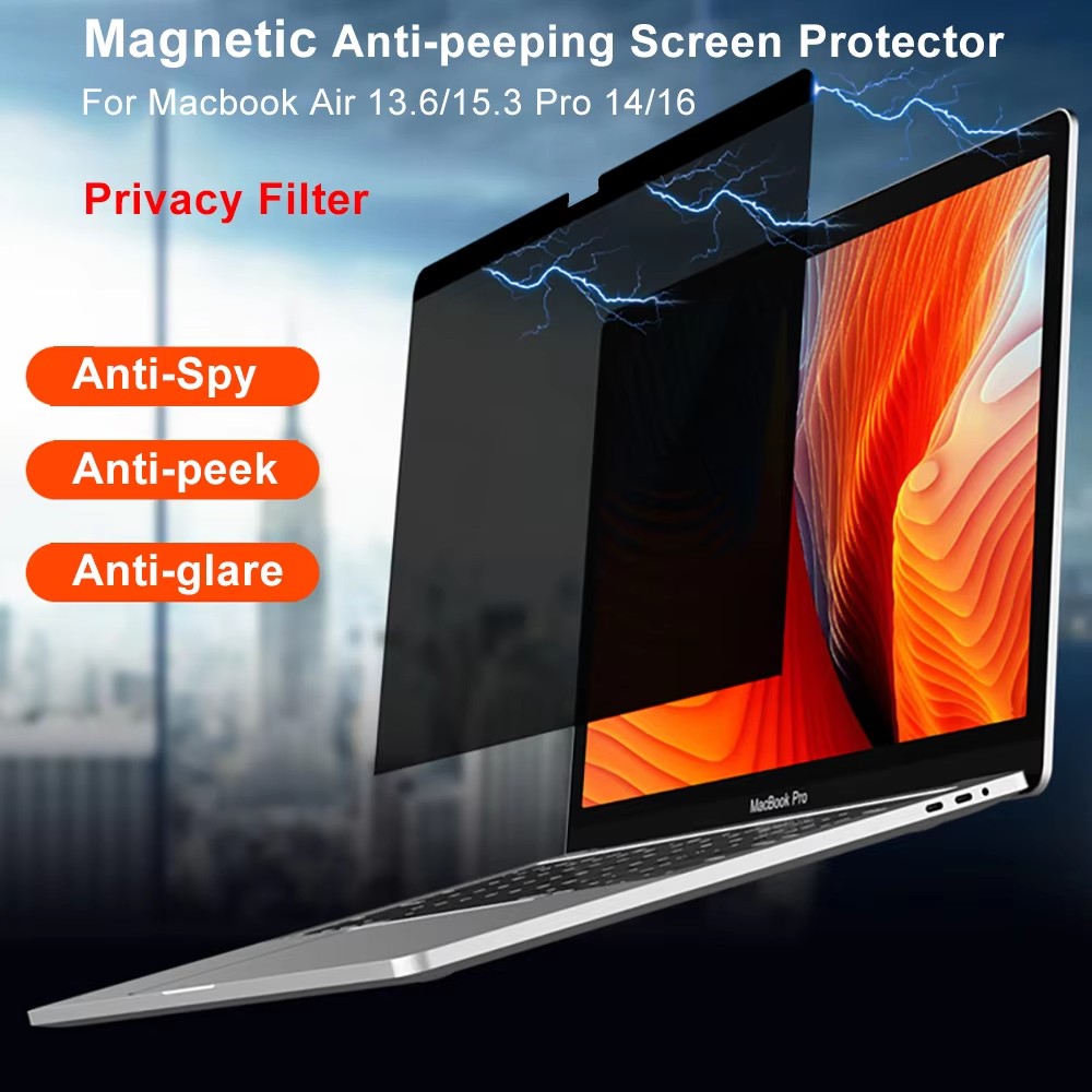 Matte Anti Glare Screen Protector - Magnetische Privacy Screen Protector Voor Macbook