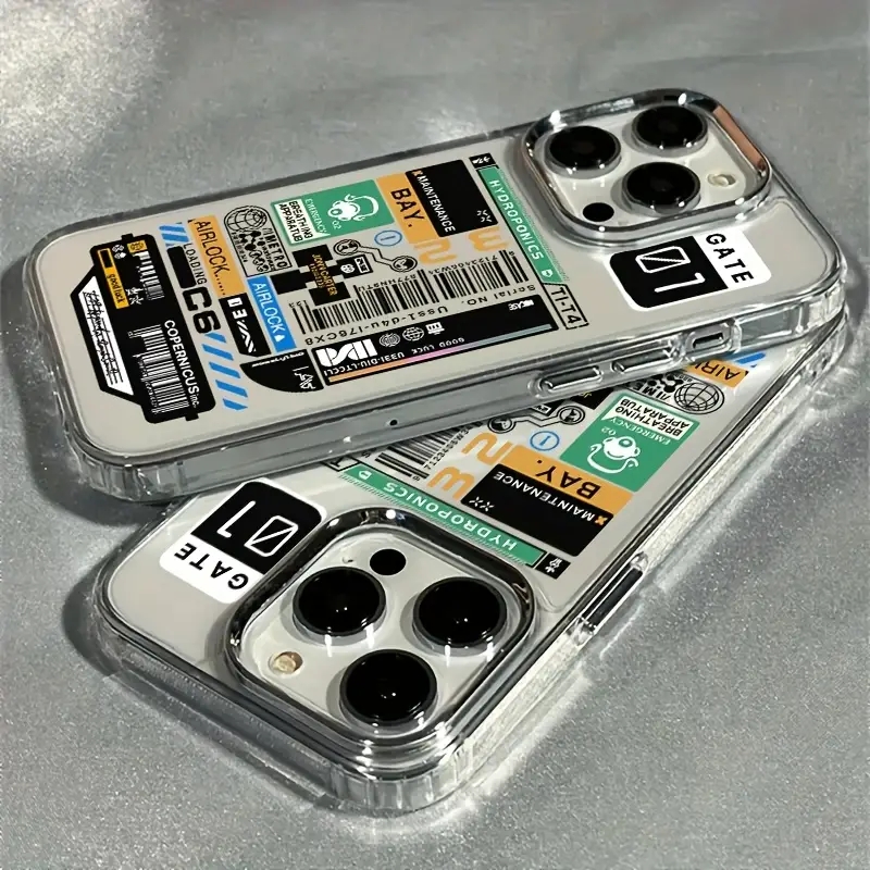 Clear Shockproof Bumper Case - Autostickerlabels Transparante Telefoonhoes voor iPhone 17