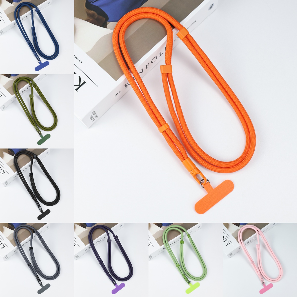 Crossbody Lanyard Neck Strap Case - Universele telefoonkoord met clip Verbeterde anti-drop