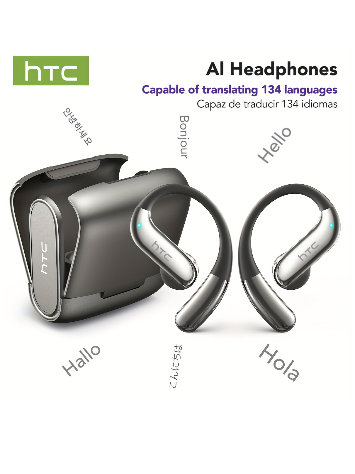 Phone Cases - Open oor Bluetooth-hoofdtelefoon HTC 30-uurs afspelen