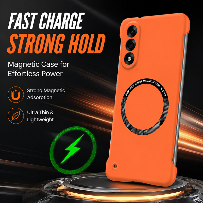 Ultra Thin Frameless Phone Cover - Frameloze harde telefoonhoes voor OnePlus Nord