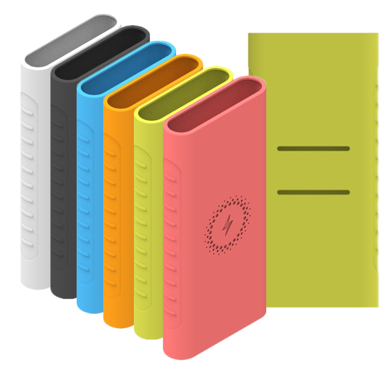 Power Banks - Zachte Siliconen Beschermhoes Cover voor Xiaomi