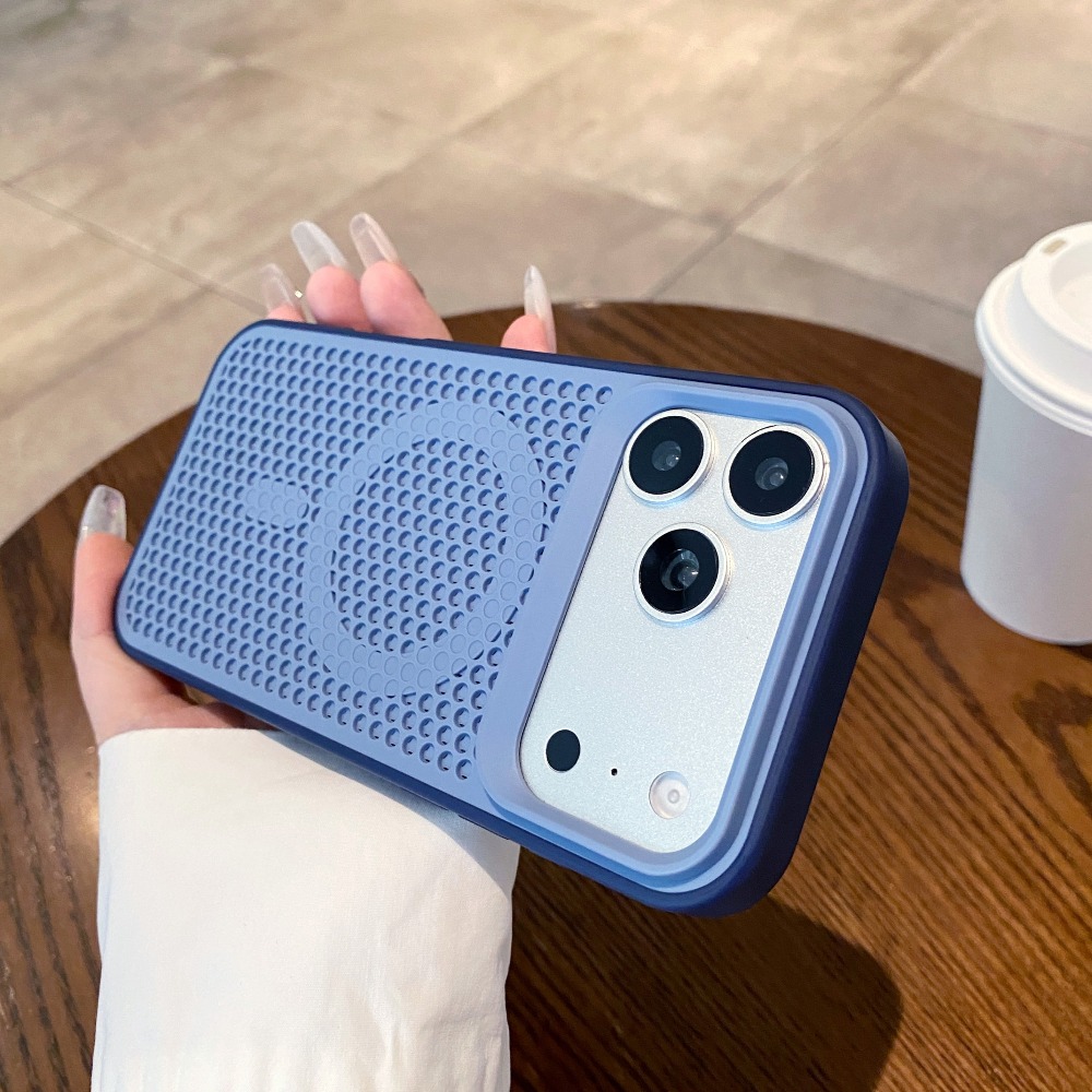 Heat Dissipation Mesh Breathable Case - Luxe Matte Ademende Harde Hoes voor