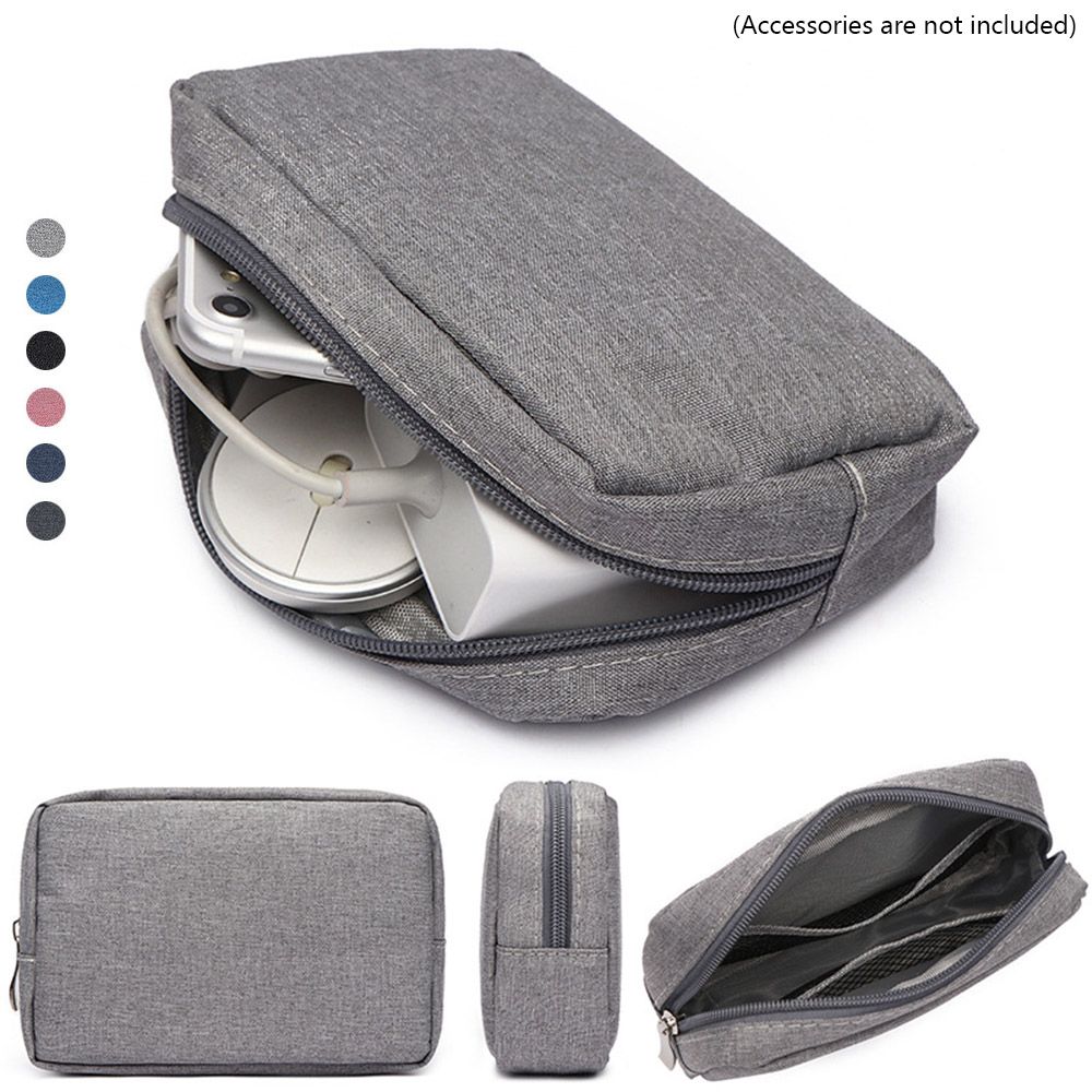 Earphones - Draagbare USB-kabel Oortelefoonorganizer Opbergtas Gadget Apparaten