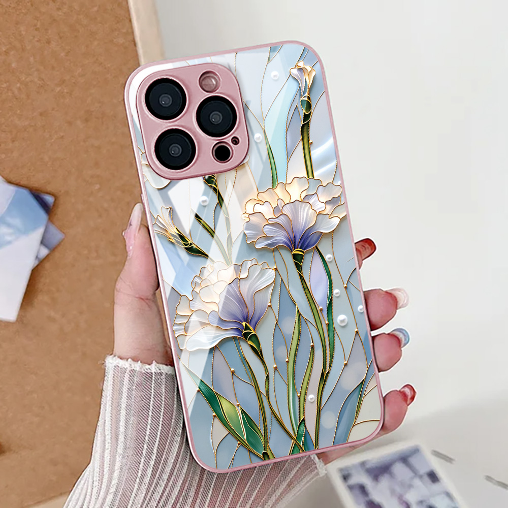 Screen Protectors - Lotusbloem telefoonhoesje voor iPhone 16 Pro
