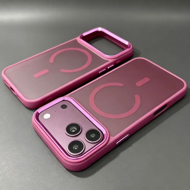 Clear Shockproof Bumper Case - Luxe Armor Bumper voor Magsafe Case
