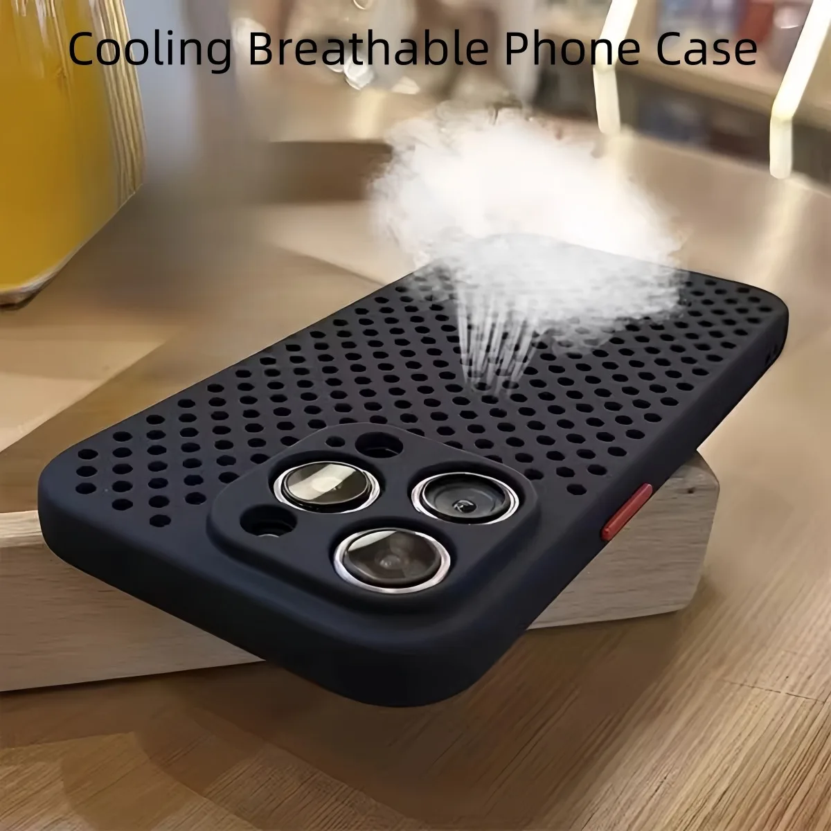 Heat Dissipation Mesh Breathable Case - Warmteafvoer Koeling Telefoonhoesje Voor Iphone 16