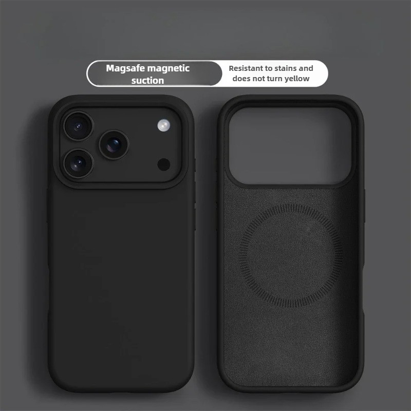 Liquid Silicone Magnetic Phone Case - Vloeibare siliconen magnetische MagSafe telefoonhoes voor