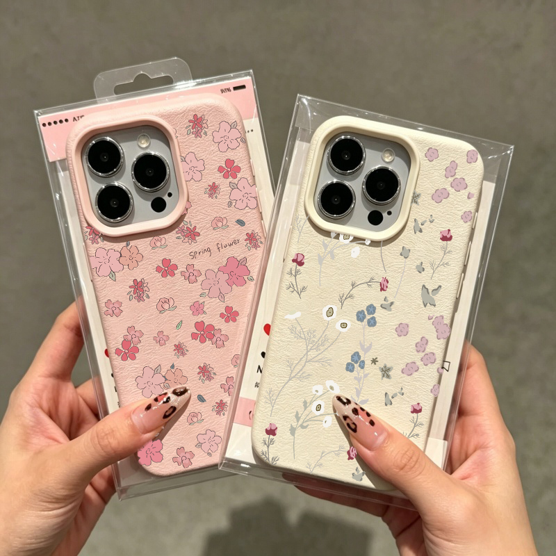 Vintage Floral Pattern Soft Case - Vintage bloemenpatroon telefoonhoesje voor iPhone 17