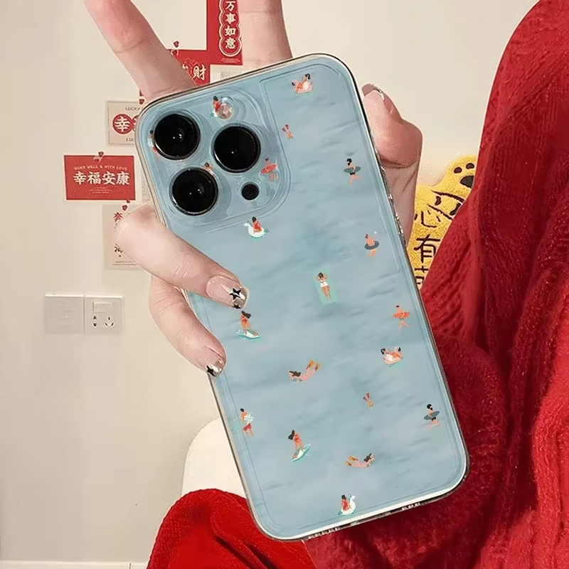 Zomerzwempatroon Telefoonhoesj - Clear Shockproof Bumper Case recensie en prijs