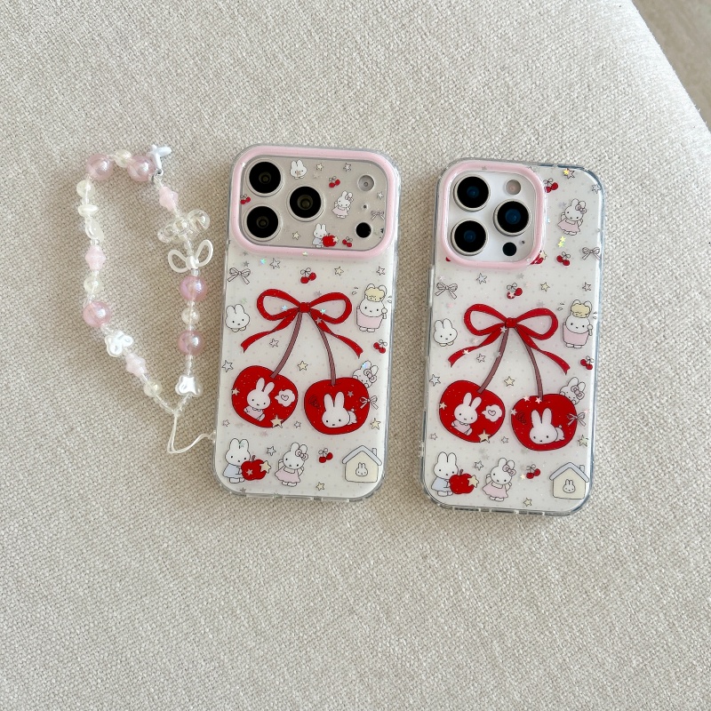 Schattig cartoon zoet kersen M - Cute Cartoon Wrist Strap Silicone Case recensie en prijs