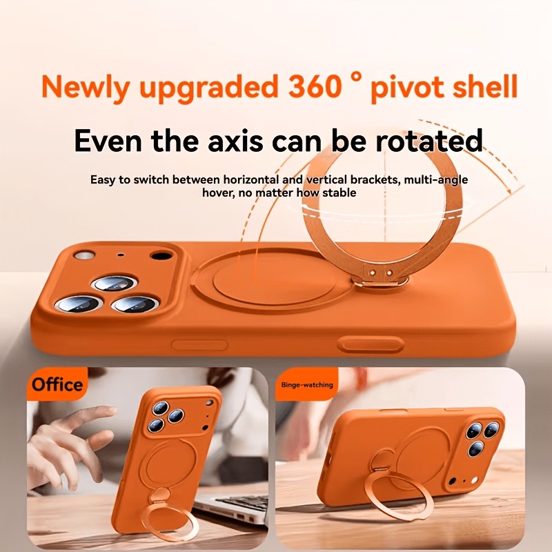 360° Magnetische Stand Vloeiba - Liquid Silicone Magnetic Phone Case recensie en prijs