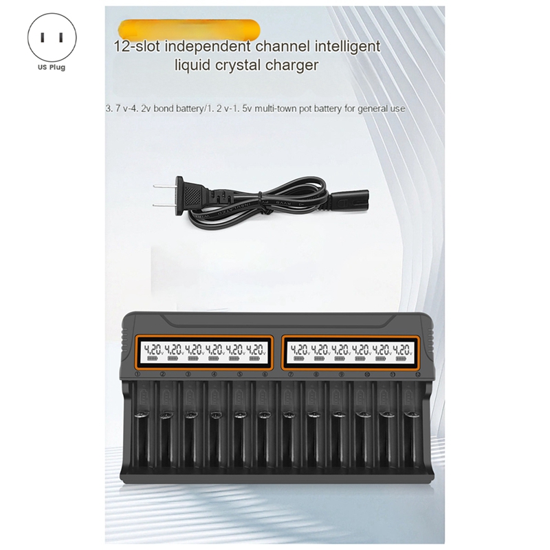 18650 Oplader 12 slots Aa.Aaa  - Chargers recensie en prijs