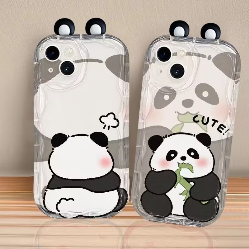 Schattige Panda Polsband Case  - Cute Cartoon Wrist Strap Silicone Case recensie en prijs