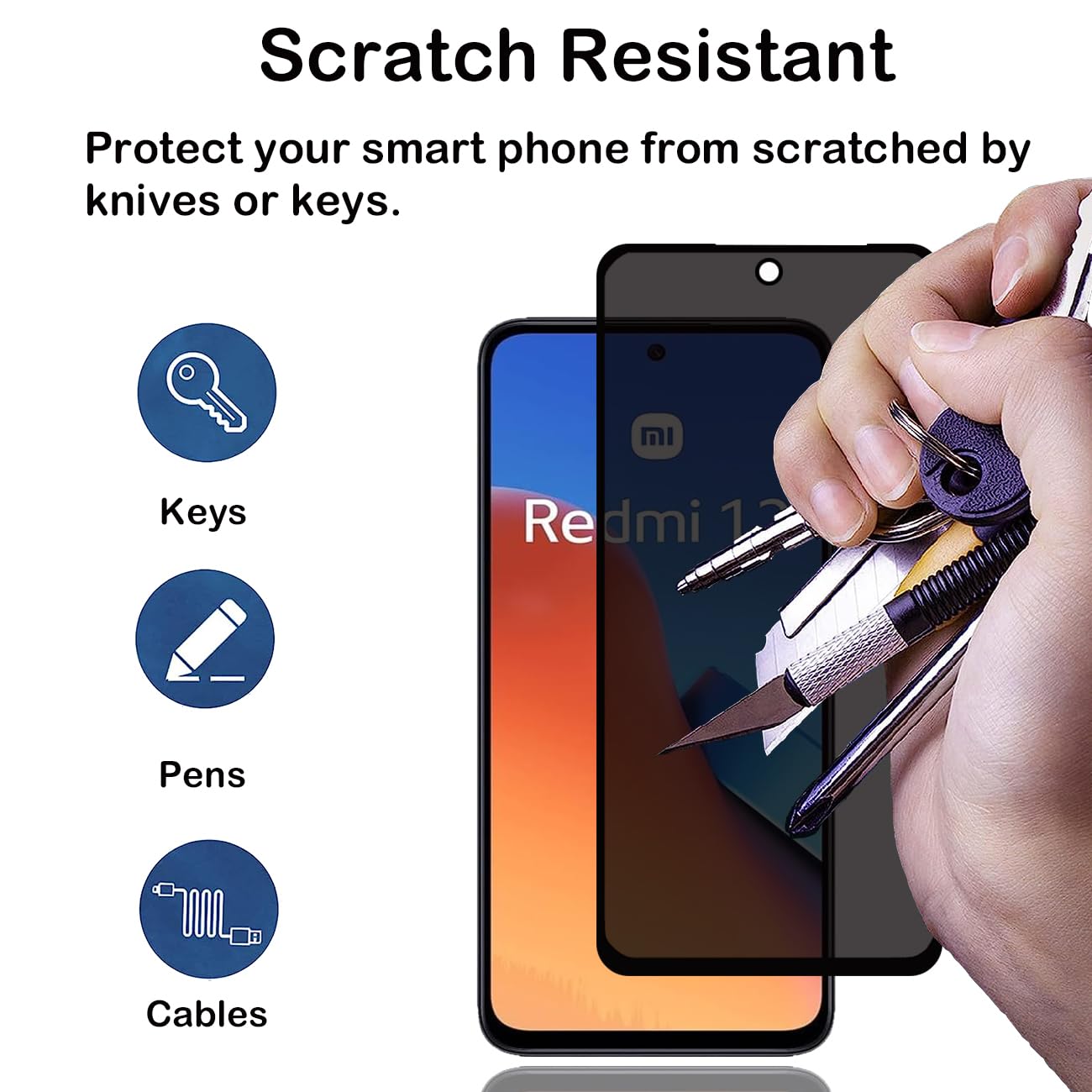 Anti-spionage schermbeschermer - Anti Spy Privacy Glass Case recensie en prijs