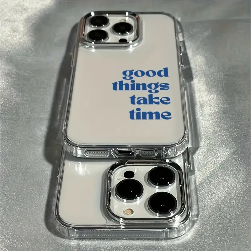 Good Things Take Time Lens Fra - Clear Shockproof Bumper Case recensie en prijs