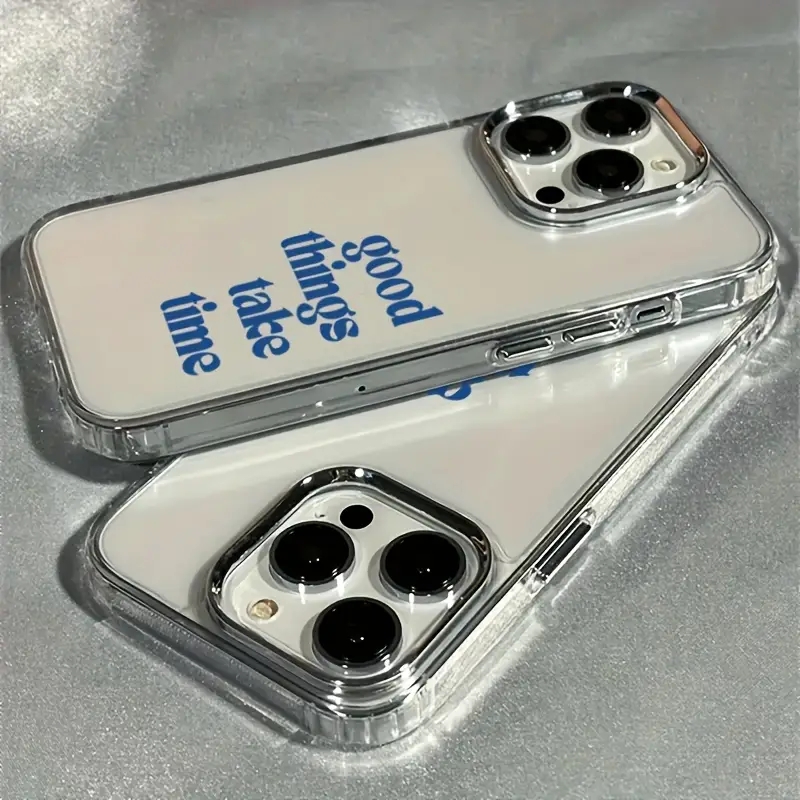 Good Things Take Time Lens Fra - Clear Shockproof Bumper Case recensie en prijs