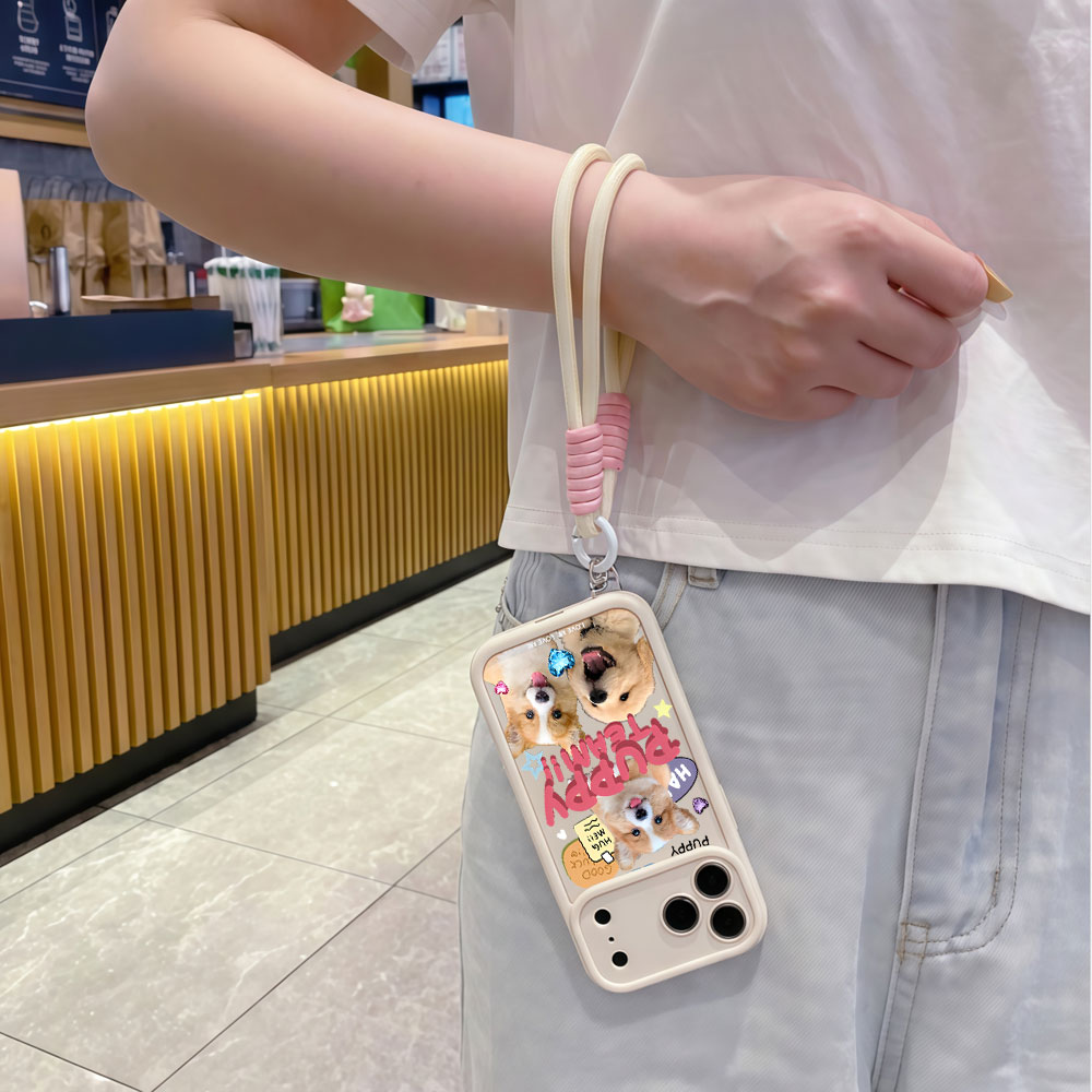 Zachte telefoonhoesjes met pol - Cute Cartoon Wrist Strap Silicone Case recensie en prijs