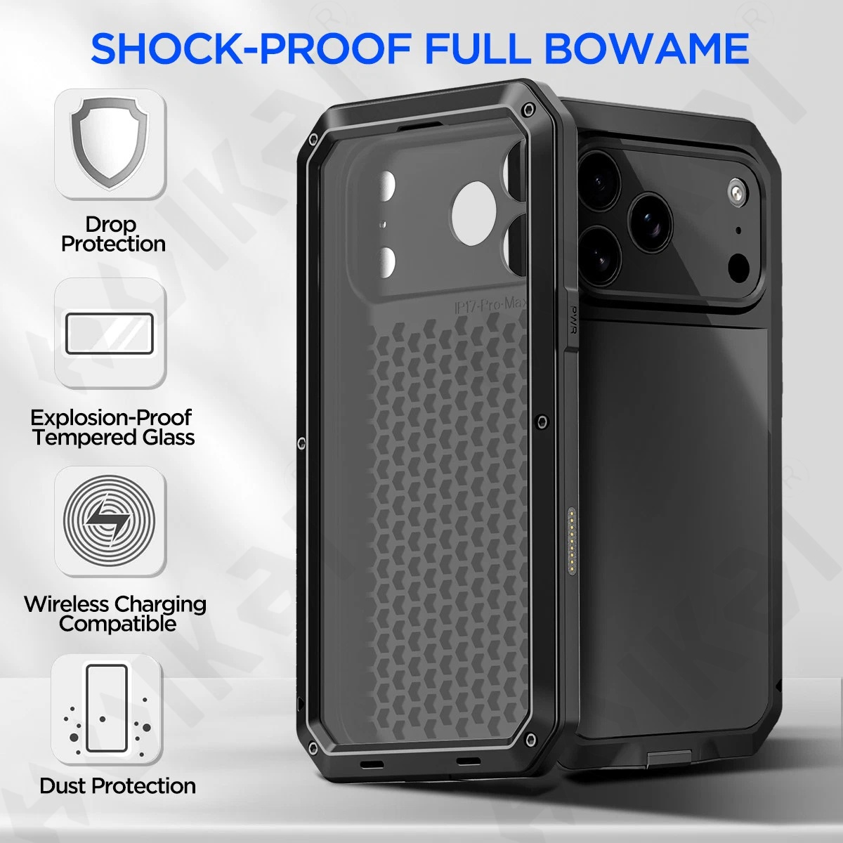 Geschikte hoes voor iPhone 18  - Heavy Duty 360 Full Body Protective Case recensie en prijs
