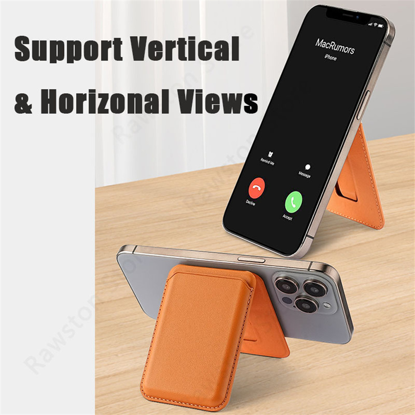 Kickstand Magnetische Lederen  - Leather Wallet Card Holder Phone Cover recensie en prijs