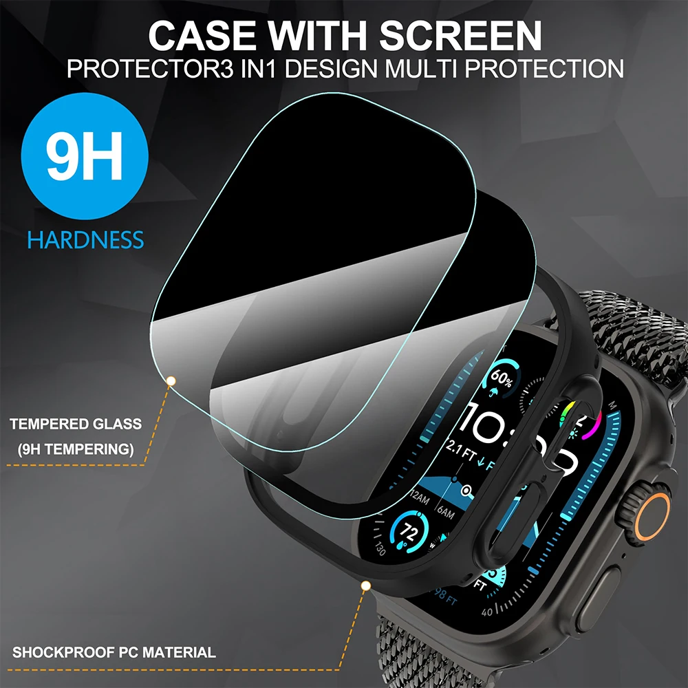 Gehard glas + privacyhoes voor - Anti Spy Privacy Glass Case recensie en prijs
