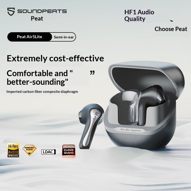 SoundPEATS Air5 Lite Bluetooth - Earphones recensie en prijs