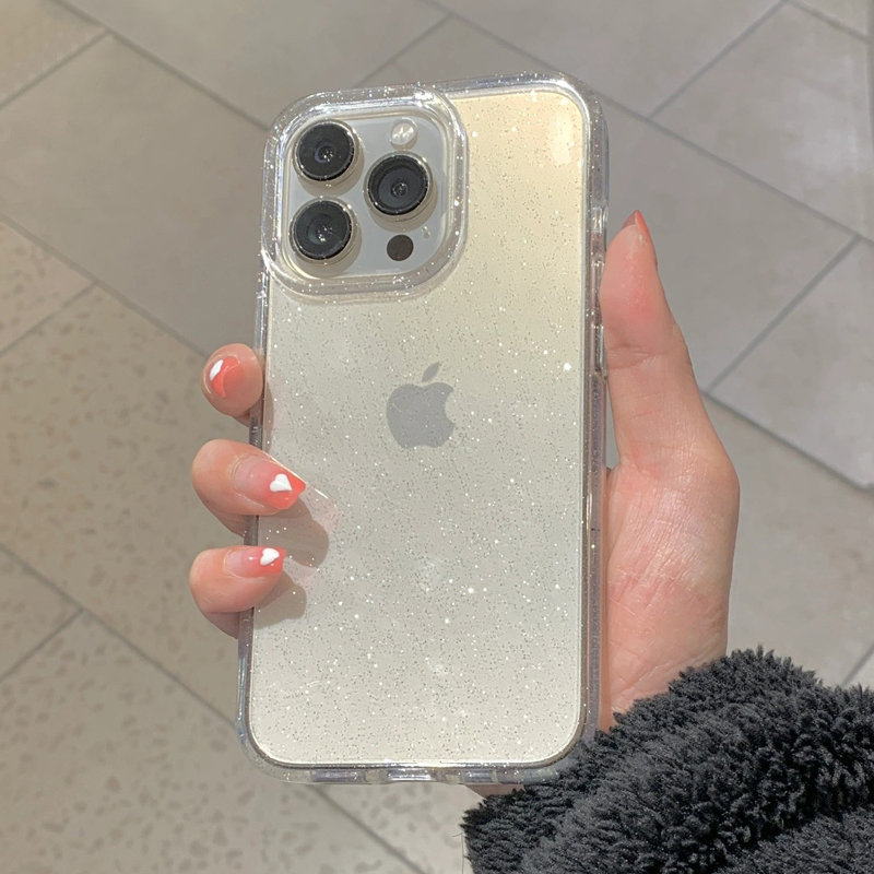 Transparant Eenvoudig Glitter  - Clear Shockproof Bumper Case recensie en prijs