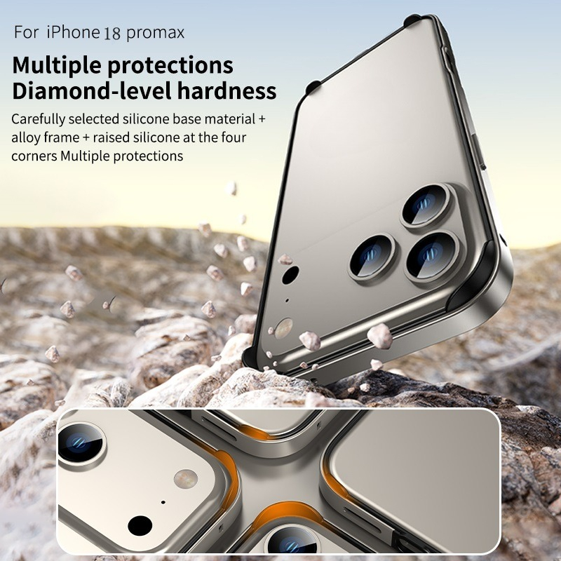 Hybride siliconen frame alumin - Metal Bumper Aluminum Frame Case recensie en prijs