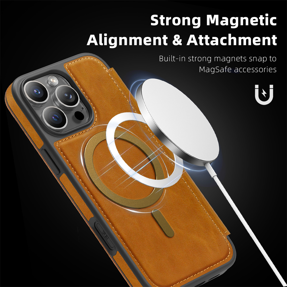 Magnetische Flip Lederen Telef - Leather Wallet Card Holder Phone Cover recensie en prijs