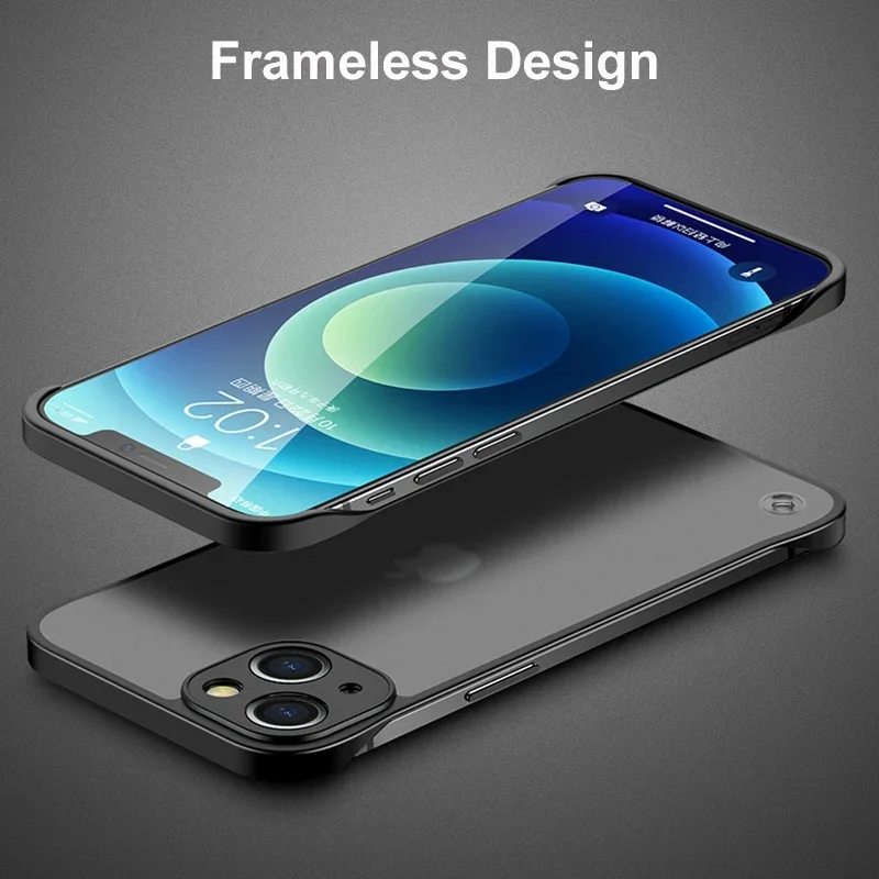 Voor Iphone 16 15 14 Pro Max U - Ultra Thin Frameless Phone Cover recensie en prijs