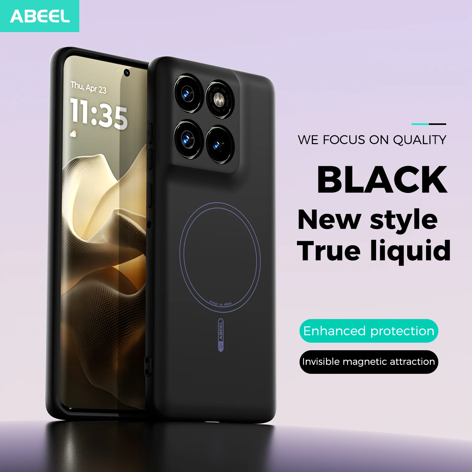 Officiële telefoonhoes voor Mo - Liquid Silicone Magnetic Phone Case recensie en prijs