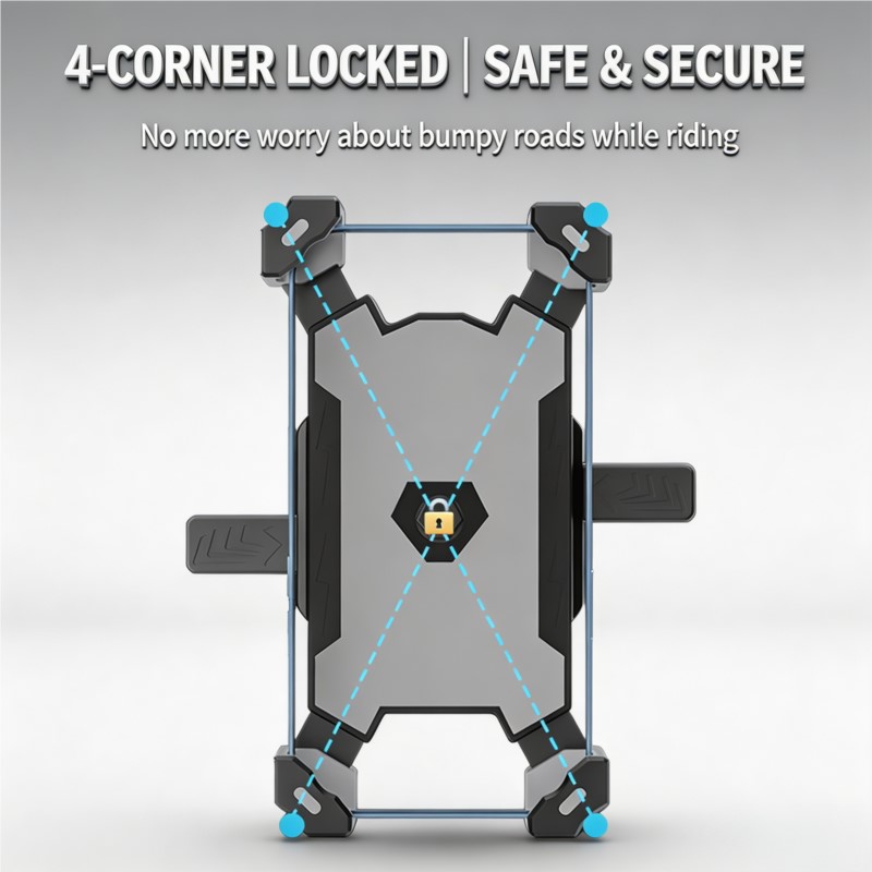 Telefoonhouder voor motorrijde - Phone Stands recensie en prijs