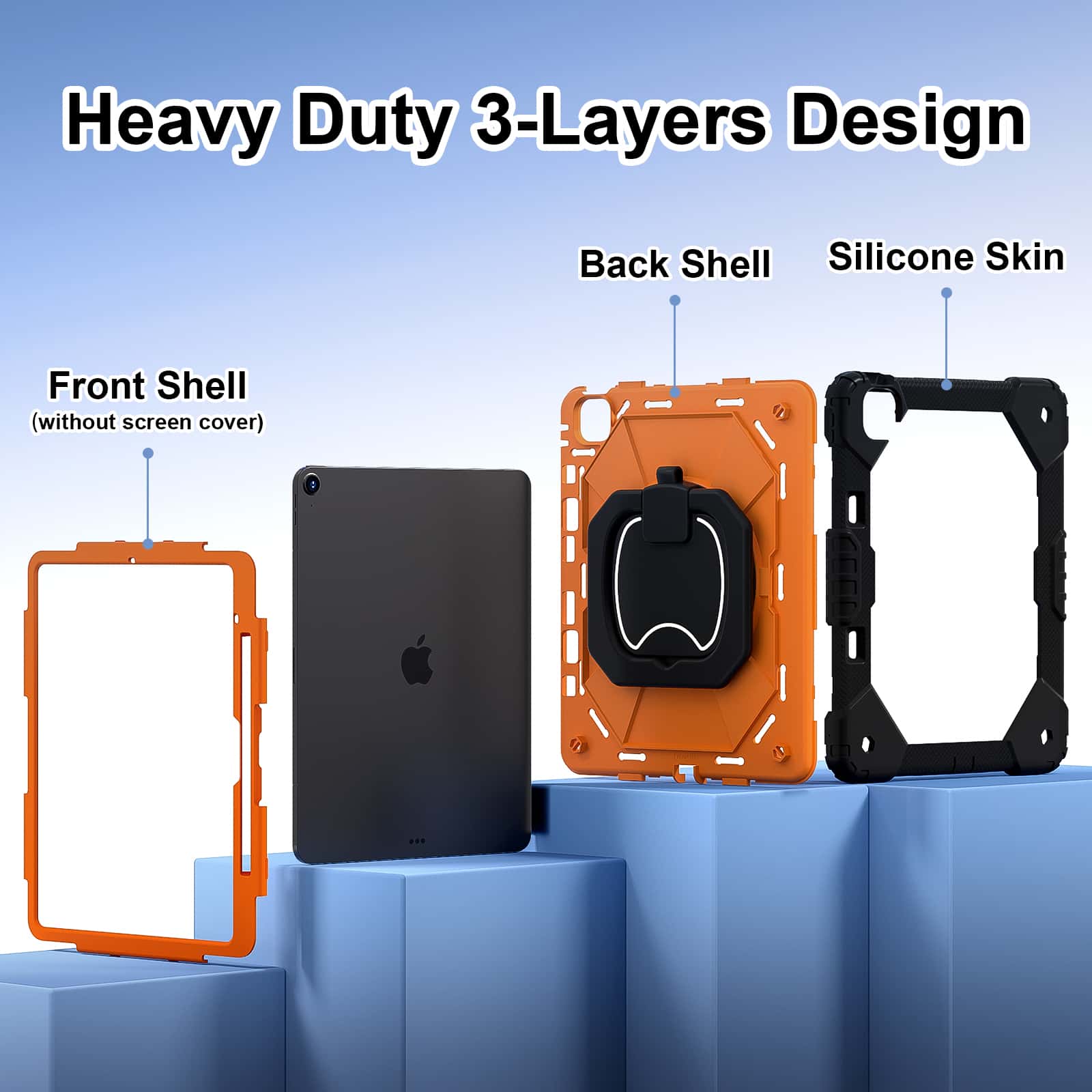iPad Pro 13 M5 Air 13 M4 M3 M2 - Heavy Duty 360 Full Body Protective Case recensie en prijs