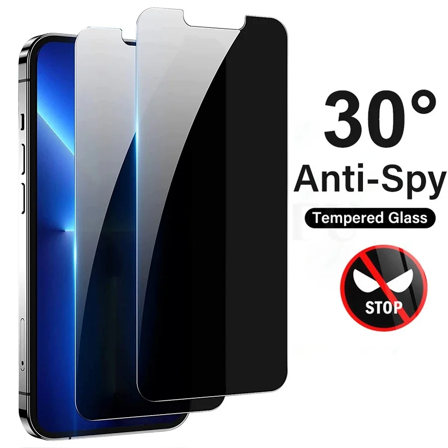 Anti-spion gehard glas screen  - Anti Spy Privacy Glass Case recensie en prijs